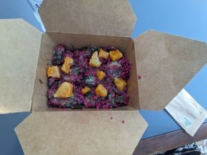 Tabbouleh at FalafeLand in Santorini