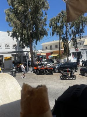   at FalafeLand in Santorini