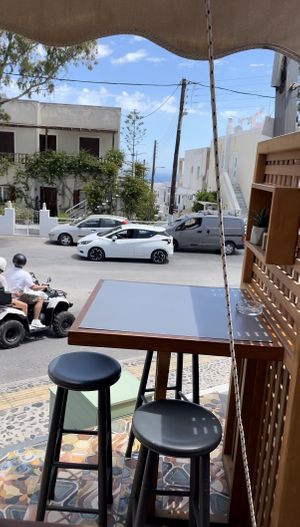   at FalafeLand in Santorini