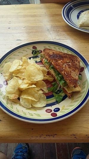 Spicy Korean Grilled Tofu Sandwich. at Gourmet Gallery in Blairstown