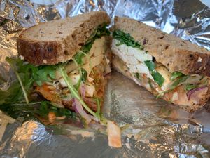 Spicy Korean snaswich at Gourmet Gallery in Blairstown