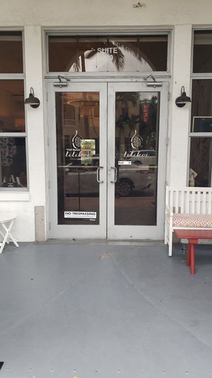 Door at Lilikoi Organic Living in Miami Beach