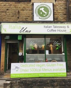 Exterior at Italia Uno in Sheffield
