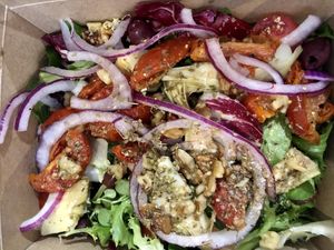 Vegan loaded salad  at The Porter Pizza Company in Sheffield