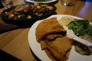 Vegan Fajitas at The Beginnings - Kr.Barona Iela in Riga