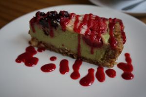 Avocado Cake (vegan) at The Beginnings - Kr.Barona Iela in Riga