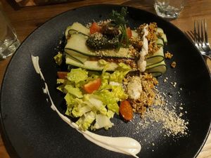 Raw lasagne  at The Beginnings - Kr.Barona Iela in Riga