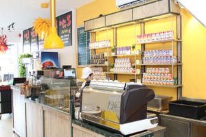 Cashier counter at Healthy Farm - Tran Hung Dao District 1 in Ho Chi Minh City