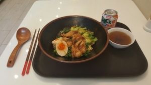 vegan egg! at Healthy Farm - Tran Hung Dao District 1 in Ho Chi Minh City