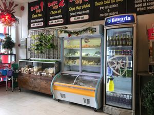 Build your own noodle bowl at Healthy Farm - Tran Hung Dao District 1 in Ho Chi Minh City