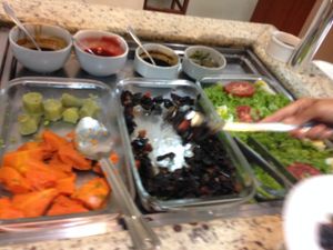 Buffet at Tiem Tai Fon in Teresopolis
