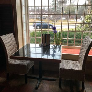 Front window at The Thai Place in Sturbridge