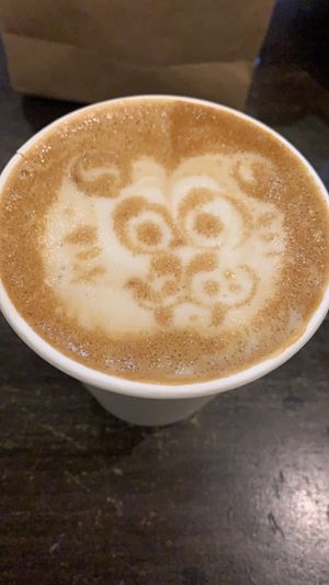 CBD Macadamia Milk Latte  at Coffee Lab Roasters in Tarrytown