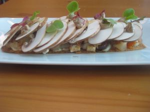 Mushroom cracker at El Maderal in Barcelona