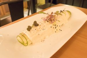 Raw cannelloni. at El Maderal in Barcelona