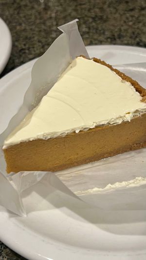 Vegan Pumpkin Cream Cheesecake at Gluten Free Gem in Portland