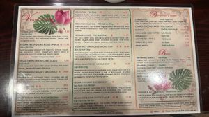 Vegan menu  at Dang Good Vietnamese Restaurant in Edmonton