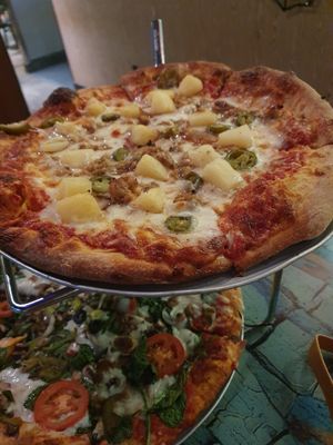 Vegan pizza at Mellow Mushroom in Sanford