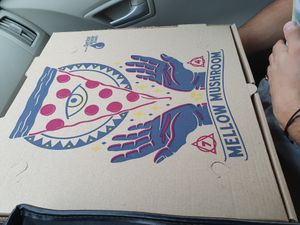 Cool box!  at Mellow Mushroom in Sanford