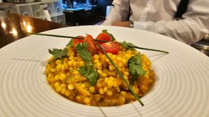 Perolas de moqueca com pleurotus. at Escondidinho in Mafra