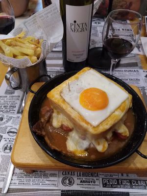 Veggie version but vegan is available  at Escondidinho in Mafra