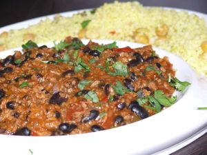 Chili de soja at Escondidinho in Mafra