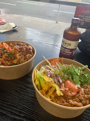Butter chicken and jackfruit  at Veg-In YYC Re-Planted in Calgary