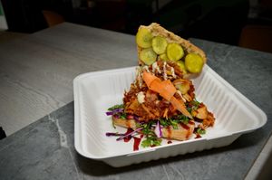 Jack n Dill Burger at Veg-In YYC Re-Planted in Calgary