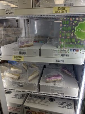 vegan cheesecakes at Veg-In YYC Re-Planted in Calgary