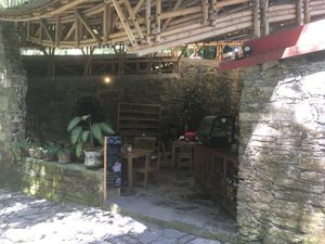 Entrance at Cafe James Xilitla in Xilitla