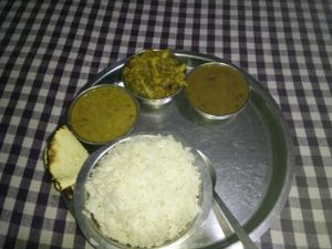 Set Thali vegan  at New Satkar Vegetarian Restaurant in Kathmandu
