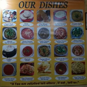 Their dishes at New Satkar Vegetarian Restaurant in Kathmandu