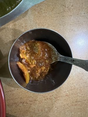 Chutney  at New Satkar Vegetarian Restaurant in Kathmandu