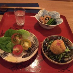 tapas at Ukishima Garden in Kyoto