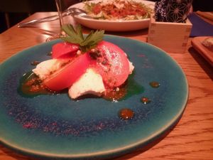 Caprese at Ukishima Garden in Kyoto