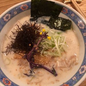 Delicious soy milk based ramen at Ukishima Garden in Kyoto