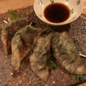 Gyoza at Ukishima Garden in Kyoto