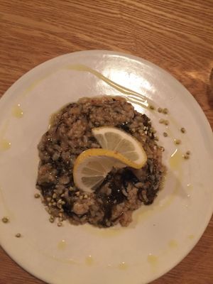 Risotto at Ukishima Garden in Kyoto