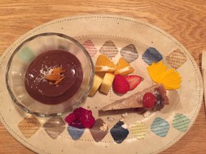 Dessert sampler at Ukishima Garden in Kyoto