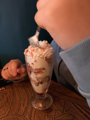 Homer Simpson Donut Sundae  at Voltaire in Bangor
