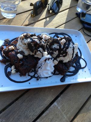 The American dream platter 😋🥰 at Voltaire in Bangor