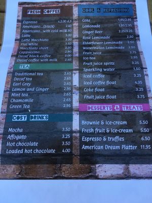 Drinks menu continued at Voltaire in Bangor