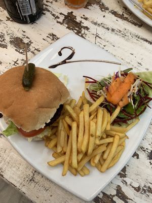 Ninja burger  at Voltaire in Bangor