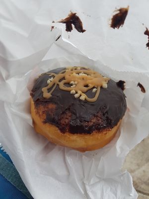 Boring fake taste doughnut at Voltaire in Bangor