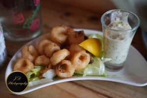 Calamari at Voltaire in Bangor