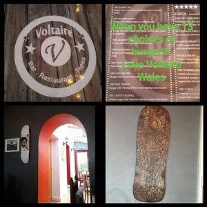 wow what a place   at Voltaire in Bangor