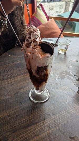 Brownie Sundae at Voltaire in Bangor