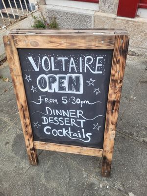 Voltaire Outside at Voltaire in Bangor