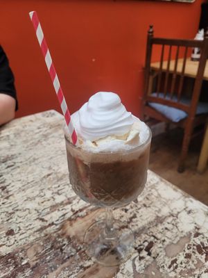 Espresso Martini Float at Voltaire in Bangor