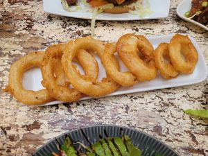 Onion Rings at Voltaire in Bangor